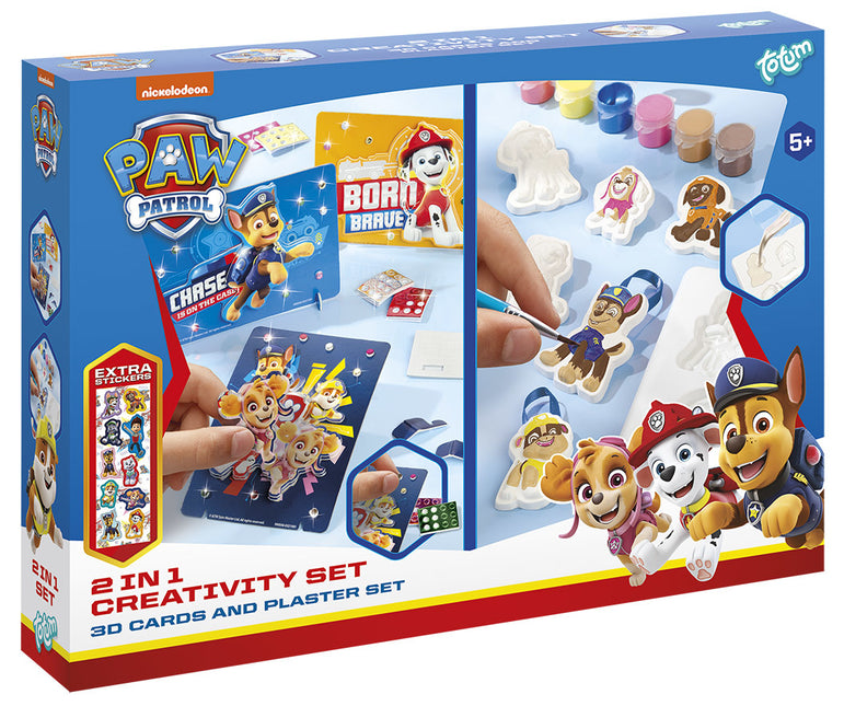 Paw Patrol 2 in 1 Set di lavoretti