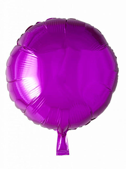 Palloncino ad elio rotondo fucsia 46 cm vuoto