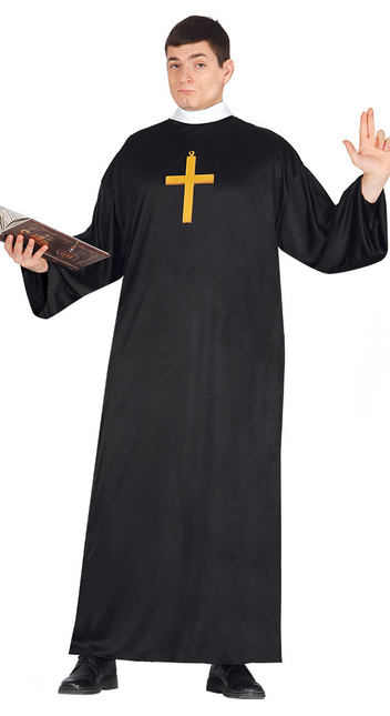 Costume da prete nero