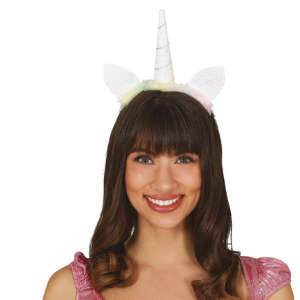 Tiara Unicorno Bianca