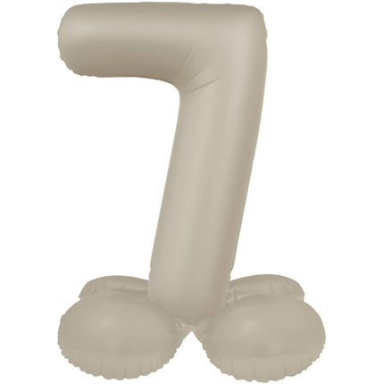 Palloncino figura 7 anni nudo opaco 41 cm