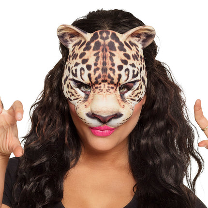 Mezza maschera Leopardo