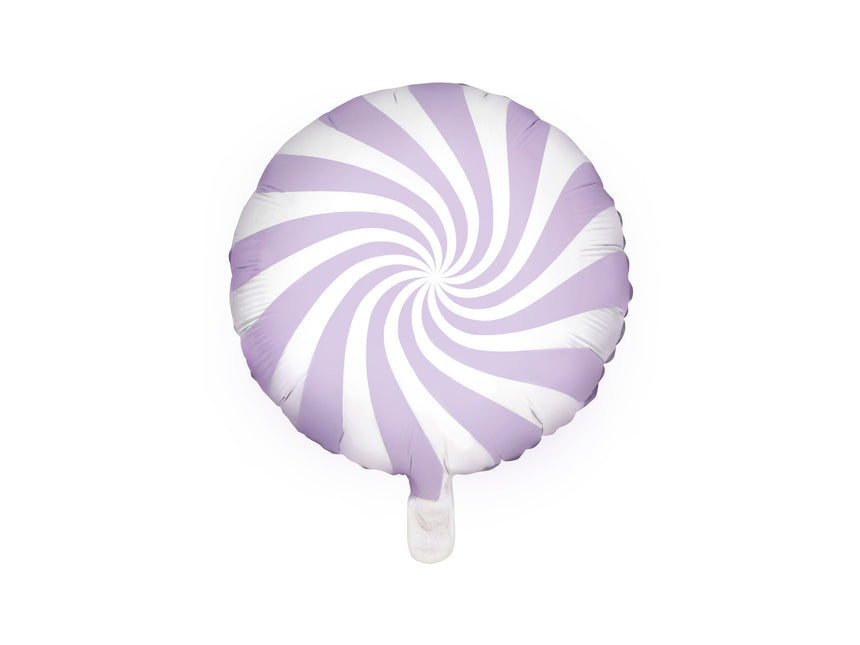 Palloncino ad elio Lilac Swirl 45 cm vuoto