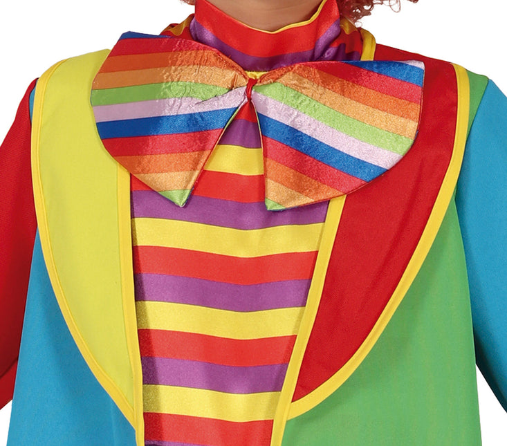 Costume da clown colorato per bambino