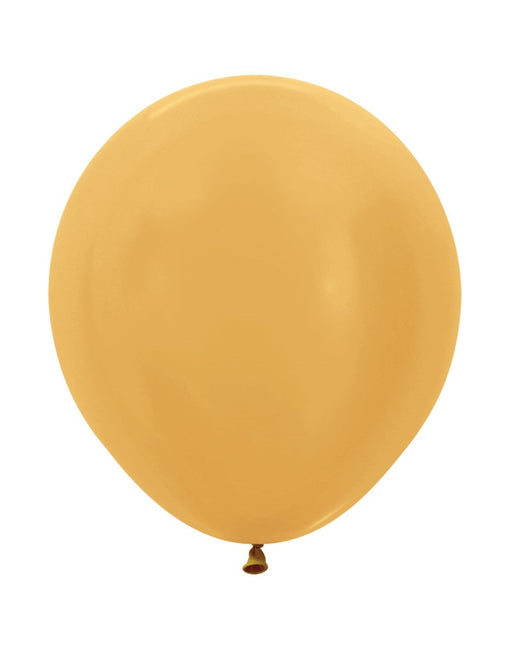 Palloncini Oro Metallico 45cm 25pz