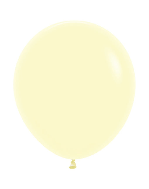 Palloncini giallo pastello opaco 45cm 25pz