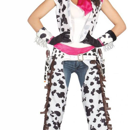 Costume da cowgirl rosa