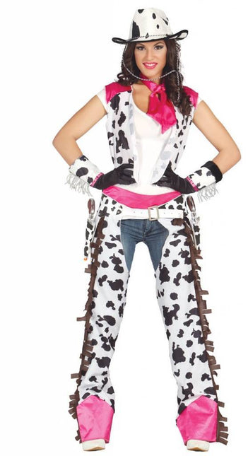 Costume da cowgirl rosa