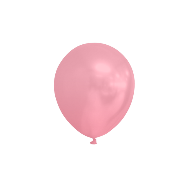 Palloncini rosa metallizzati 13cm 100pz