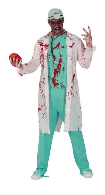 Dottore Zombie Costume Halloween Uomo