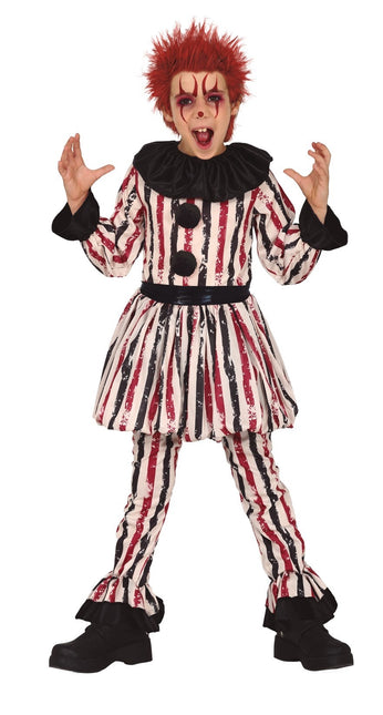 Costume di Halloween da clown dell'orrore per ragazzo