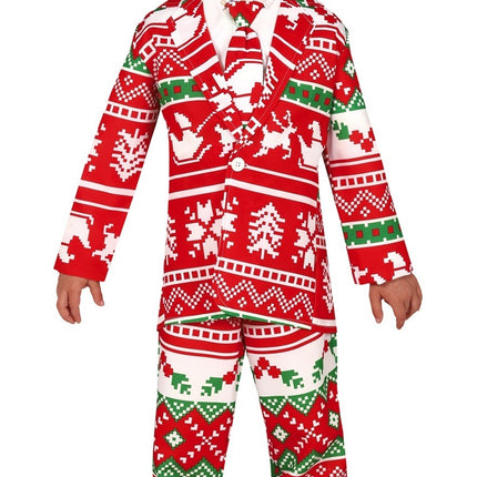 Ragazzo vestito di Natale