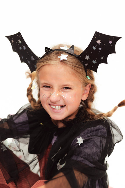 Cerchietto per capelli Halloween Bat 23 cm