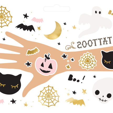 Tatuaggi di Halloween Boo 12 pezzi