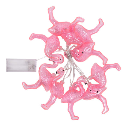 Ghirlanda luminosa LED Flamingo 1,4m