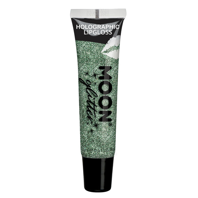 Moon Glitter Holographic Glitter Lipgloss verde 15ml