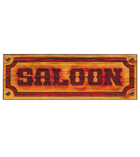 Insegna della porta Saloon