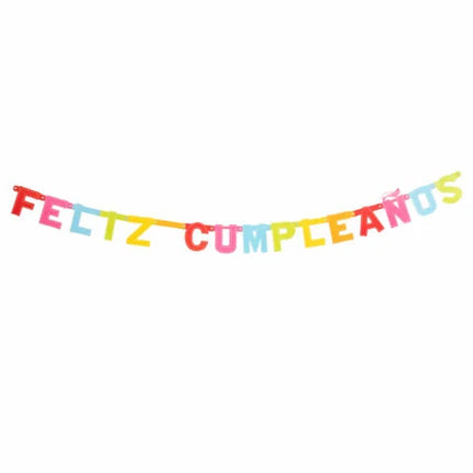 Ghirlanda di lettere Feliz CumpleañOs