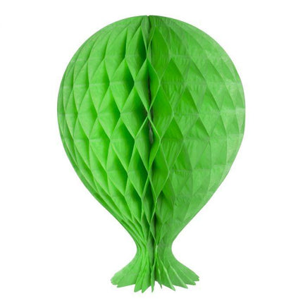 Palloncino a nido d'ape verde 37 cm