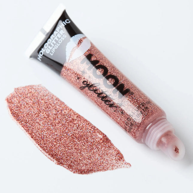 Moon Glitter Holographic Glitter Lipgloss Oro Rosa 15ml