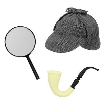 Set di accessori da detective 3 pezzi