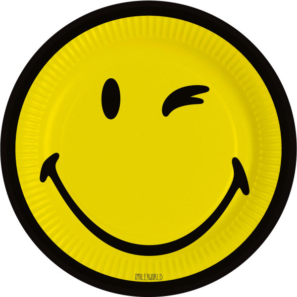 Piatti Smiley 23cm 8pz