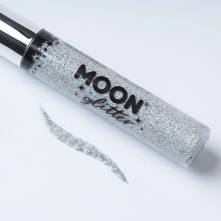 Moon Glitter Holographic Glitter Eye Liner Argento 10ml