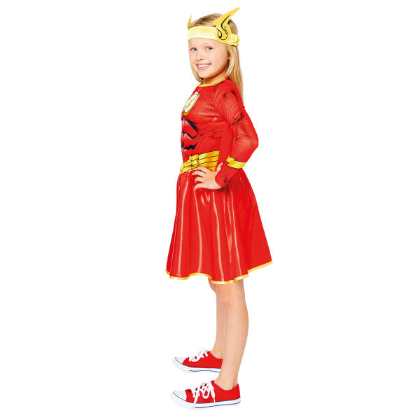 Costume da bambino Ragazza Flash Sostenibile