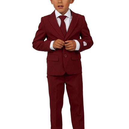 Abito rosso Bordeaux Ragazzo OppoSuits