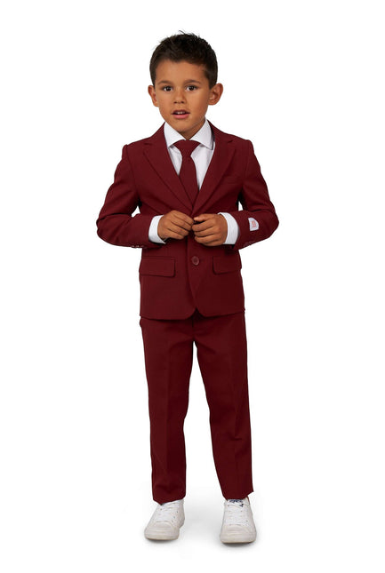 Abito rosso bordeaux Ragazzo OppoSuits