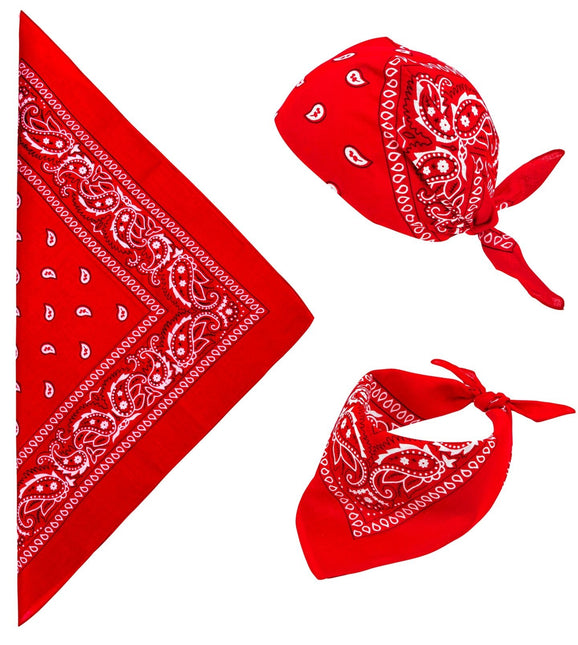 Sciarpa rossa Bandana