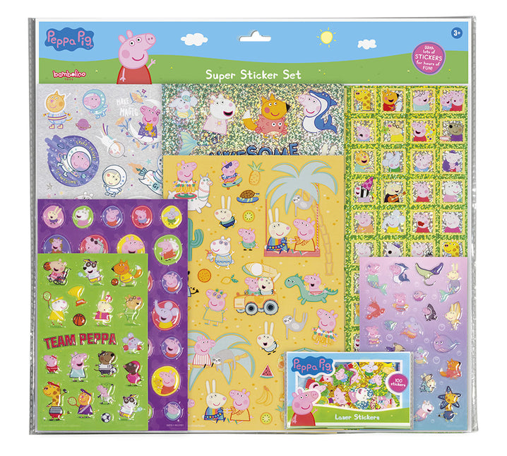 Set di adesivi di Peppa Pig grande