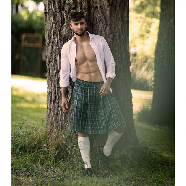 Kilt scozzese verde