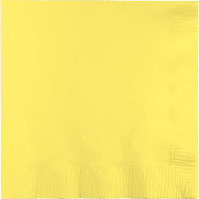 Tovaglioli giallo chiaro a 3 strati 41cm 25pz