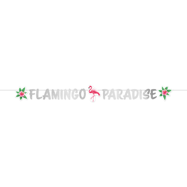 Ghirlanda di lettere Hawaii Flamingo 1,35m