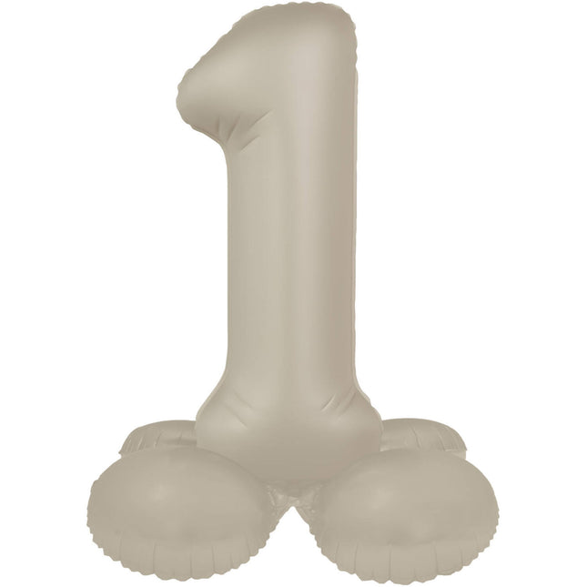 Palloncino Figura 1 Anno Nudo Opaco 41cm