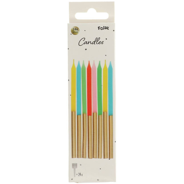 Candele Retro Metallic 10cm