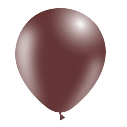 Palloncini marrone cioccolato 30cm 10pz