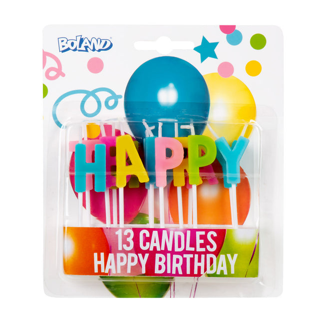 Candele di buon compleanno 13 pezzi