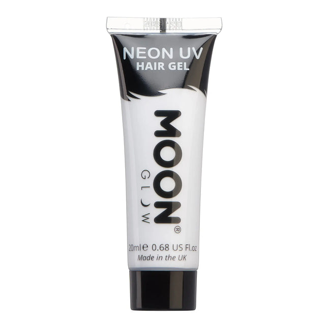 Gel per capelli Moon Glow Neon UV Bianco 20ml