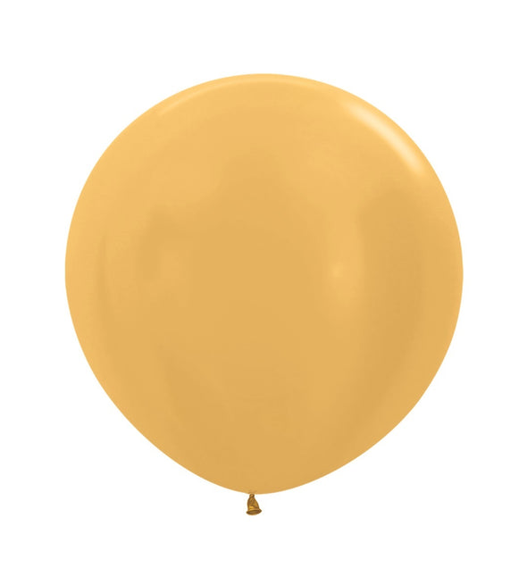 Palloncini Oro Metallico 61cm 10pz