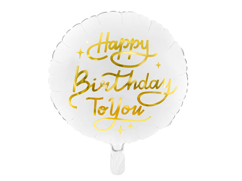 Palloncino ad elio Happy Birthday To You vuoto 35cm