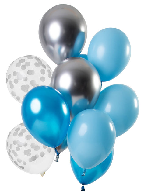 Set di palloncini blu 30cm 12 pezzi