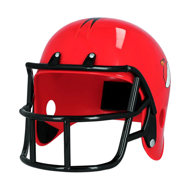 Casco da football americano rosso