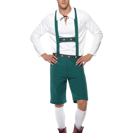 Set Lederhosen verde