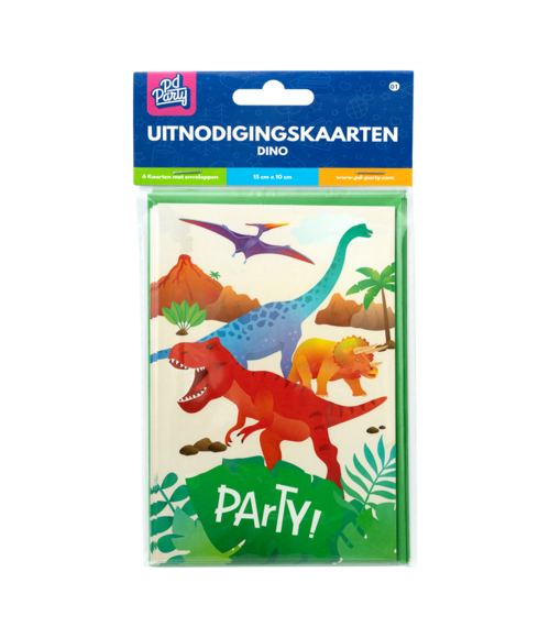 Inviti Dino 6 pezzi