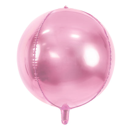 Palloncino a elio rotondo rosa chiaro vuoto 40 cm