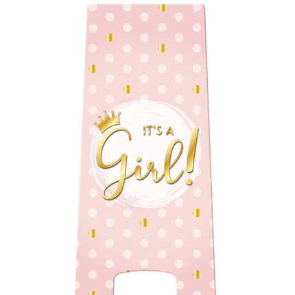 Segno di pericolo It's A Girl 58 cm