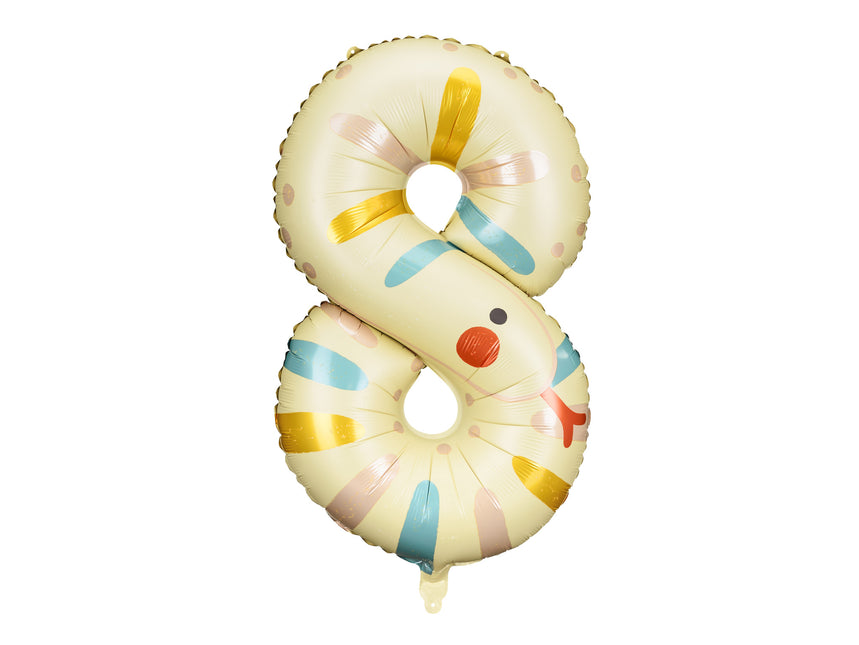 Palloncino ad elio 8 anni Snake vuoto 72 cm