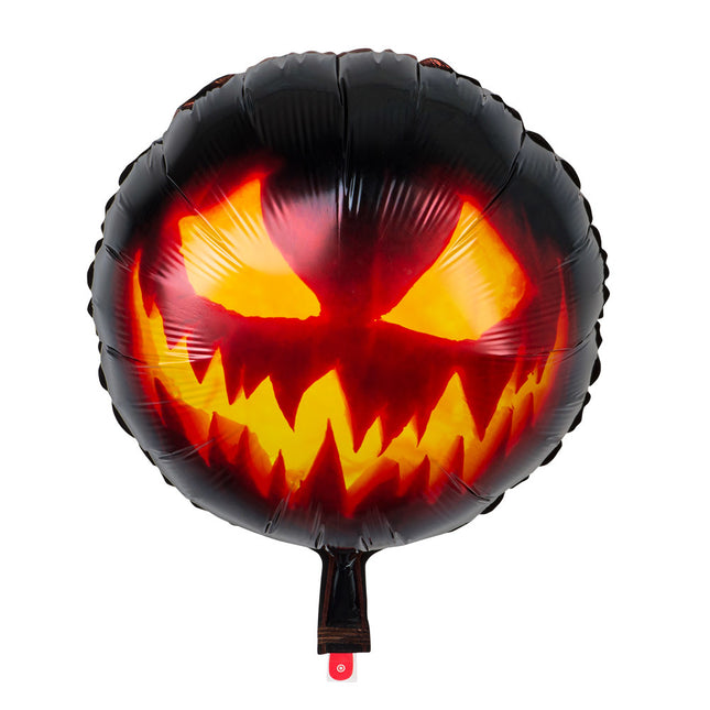 Palloncino ad elio Halloween Creepy Pumpkin Vuoto 45cm